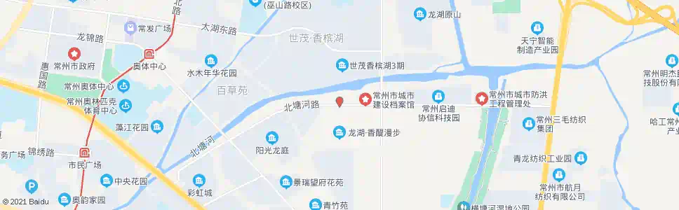 常州城建档案馆_公交站地图_常州公交_妙搜公交查询2025
