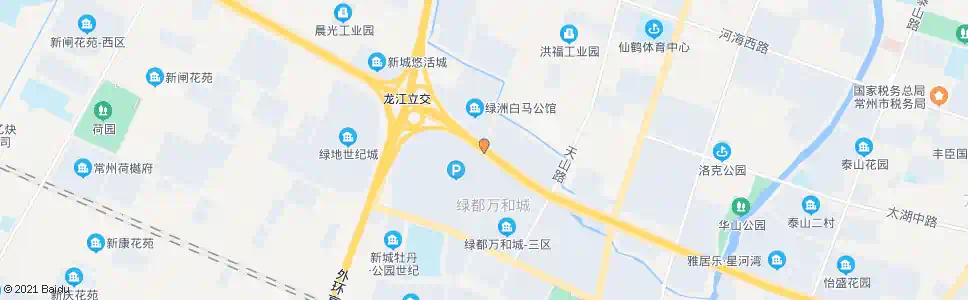 常州龙城大道昆仑路_公交站地图_常州公交_妙搜公交查询2025