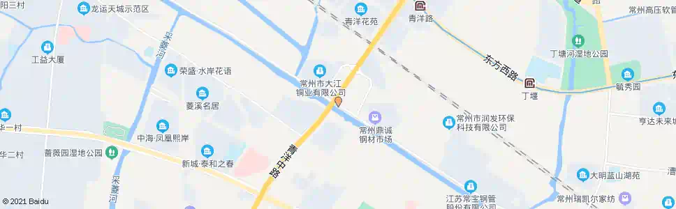 常州青洋运河大桥(北)_公交站地图_常州公交_妙搜公交查询2025