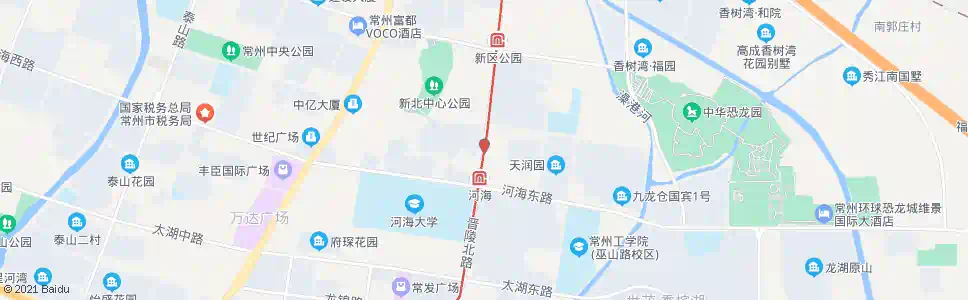 常州珠江花园_公交站地图_常州公交_妙搜公交查询2025