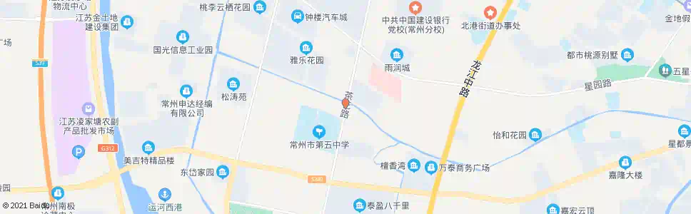 常州松涛路口南_公交站地图_常州公交_妙搜公交查询2025