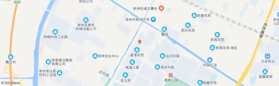 常州星港路梅花路西_公交站地图_常州公交_妙搜公交查询2025