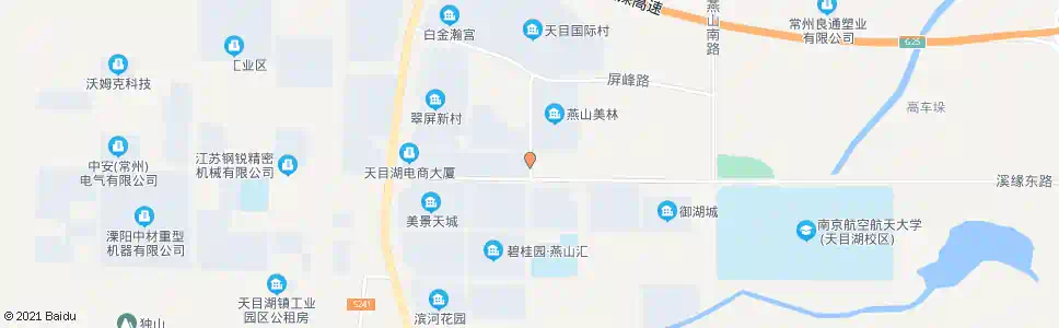 常州天目星城东_公交站地图_常州公交_妙搜公交查询2025