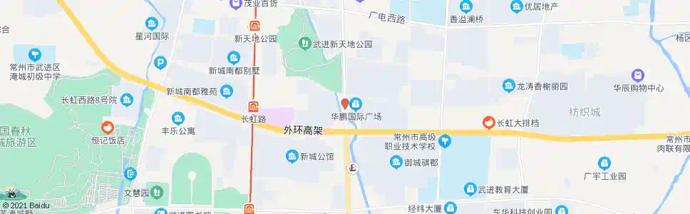 常州和平路虹北路_公交站地图_常州公交_妙搜公交查询2025