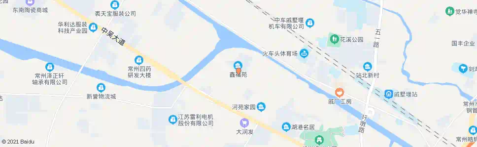 常州鑫福苑_公交站地图_常州公交_妙搜公交查询2025