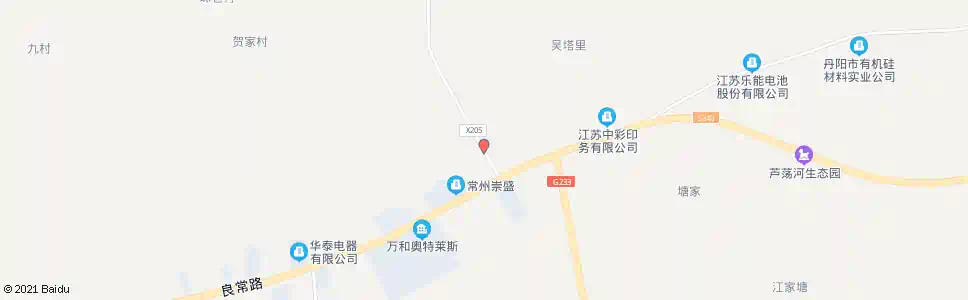 常州白马村_公交站地图_常州公交_妙搜公交查询2025