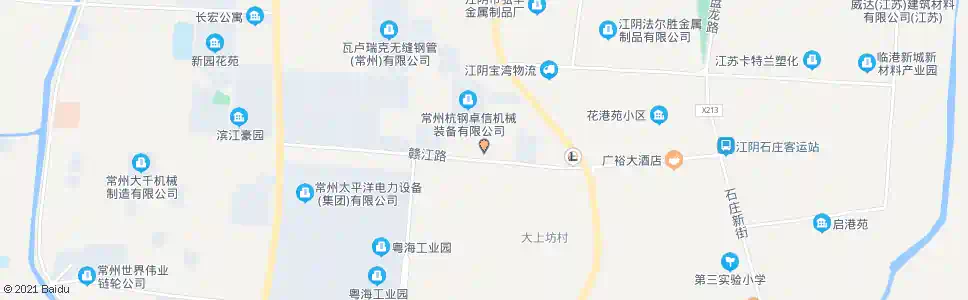 常州赣江路建新路_公交站地图_常州公交_妙搜公交查询2025