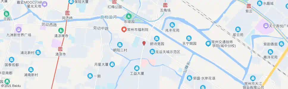 常州朝阳新村东_公交站地图_常州公交_妙搜公交查询2025