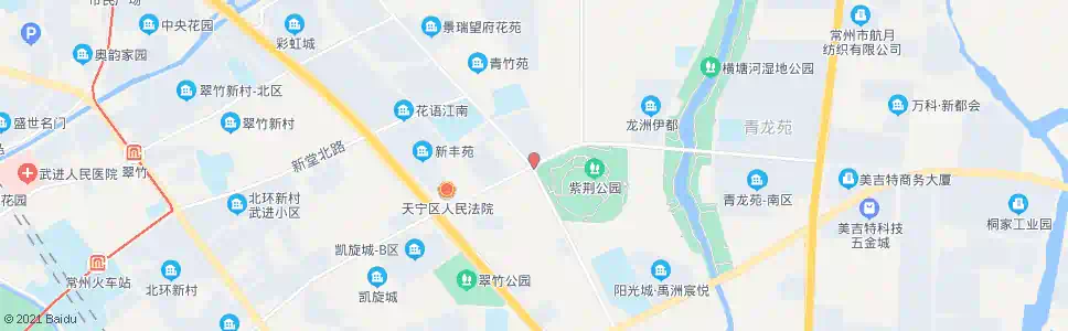 常州龙锦路竹林路_公交站地图_常州公交_妙搜公交查询2025
