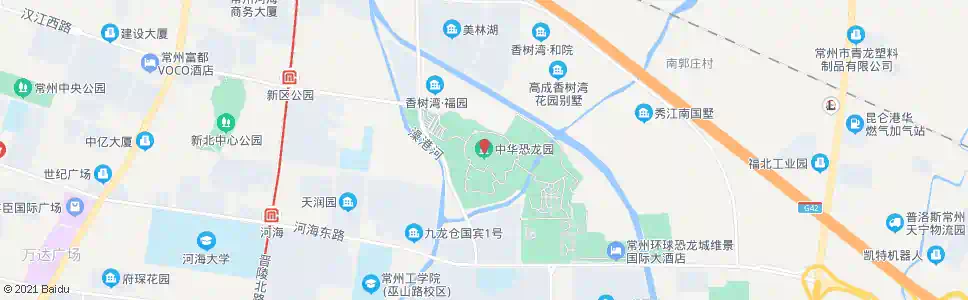 常州中华恐龙园_公交站地图_常州公交_妙搜公交查询2025
