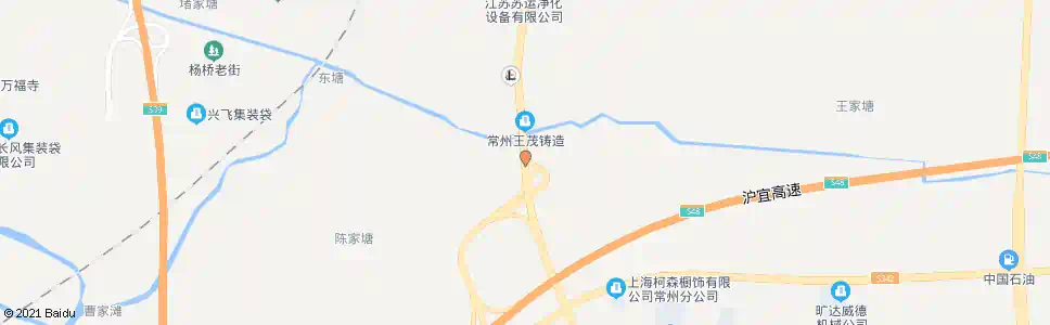 常州漕桥张家村_公交站地图_常州公交_妙搜公交查询2025