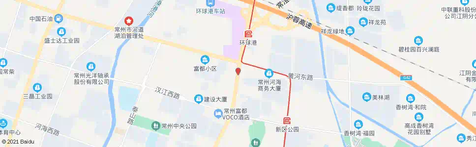 常州锦江国际大酒店_公交站地图_常州公交_妙搜公交查询2025