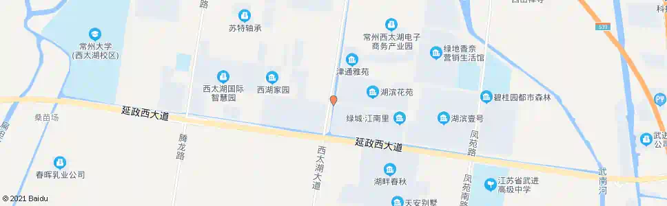 常州西太湖大道菱香路(果园桥)_公交站地图_常州公交_妙搜公交查询2025