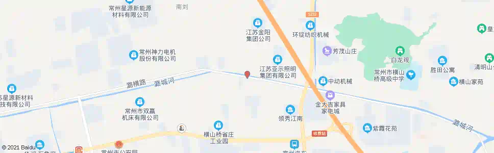 常州横山桥金家塘_公交站地图_常州公交_妙搜公交查询2025
