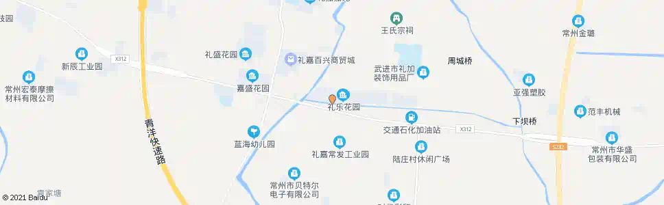 常州潘家桥东_公交站地图_常州公交_妙搜公交查询2025