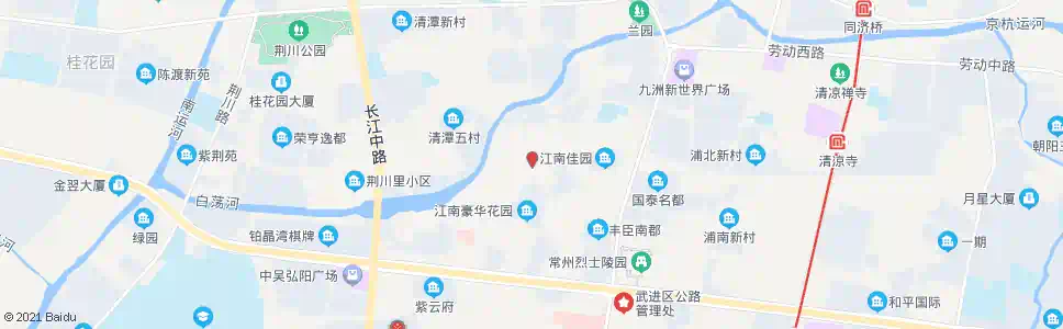 常州迎宾秀园_公交站地图_常州公交_妙搜公交查询2025