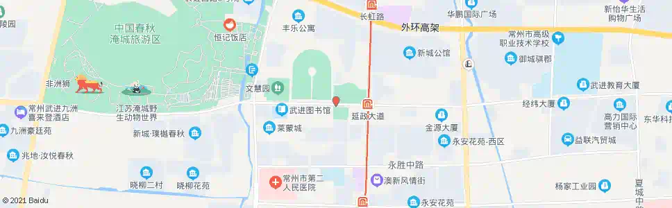 常州武进市民广场_公交站地图_常州公交_妙搜公交查询2025