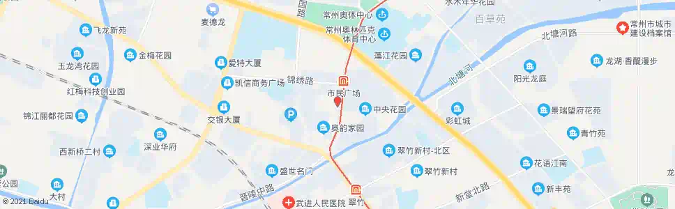 常州常州宾馆(晋陵中路)_公交站地图_常州公交_妙搜公交查询2025