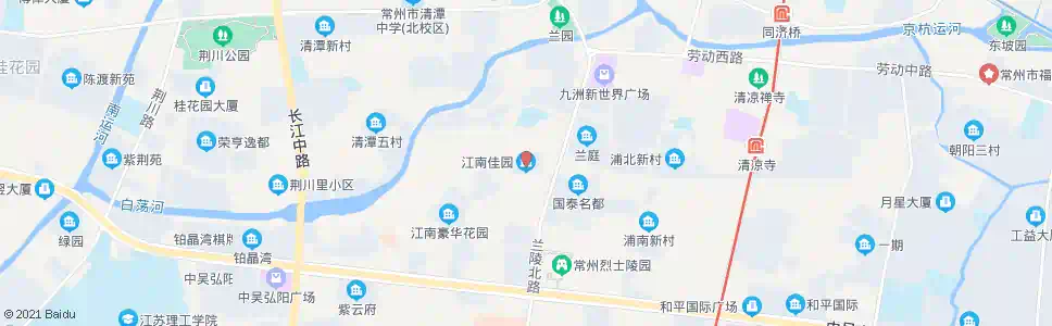 常州江南佳园_公交站地图_常州公交_妙搜公交查询2025
