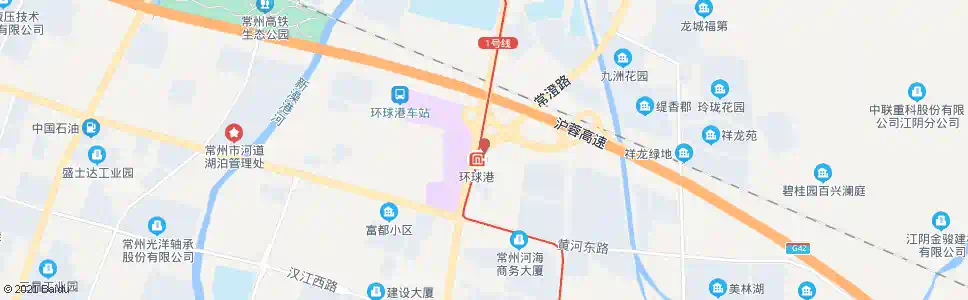 常州月星家居东_公交站地图_常州公交_妙搜公交查询2025