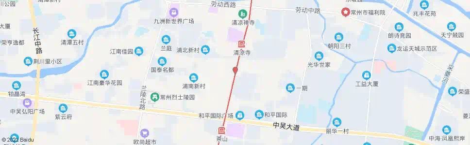 常州清凉新村_公交站地图_常州公交_妙搜公交查询2025