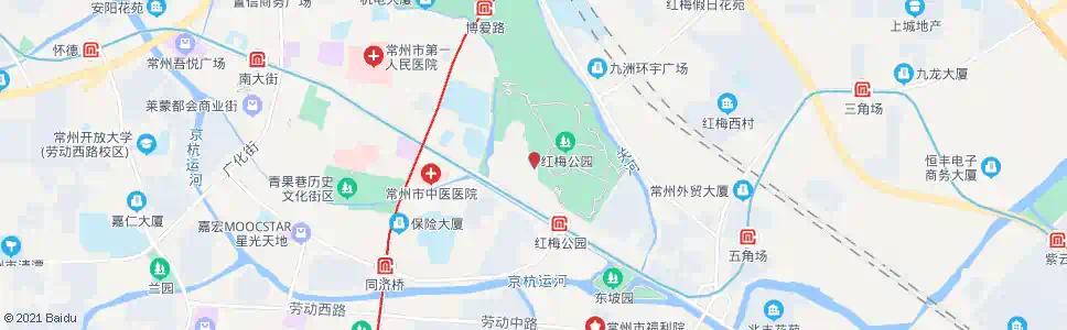 常州红梅公交中心站_公交站地图_常州公交_妙搜公交查询2025