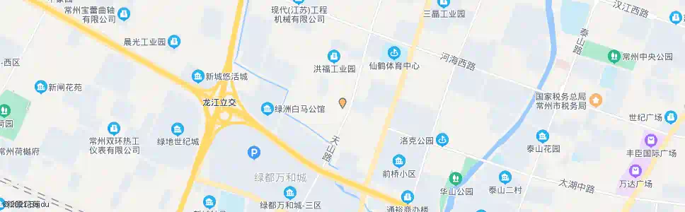 常州太湖路(天山路)_公交站地图_常州公交_妙搜公交查询2025