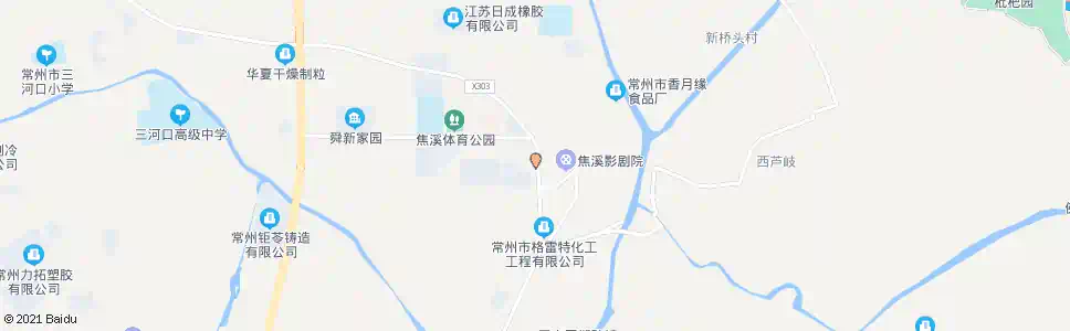 常州查家村(焦溪)_公交站地图_常州公交_妙搜公交查询2025