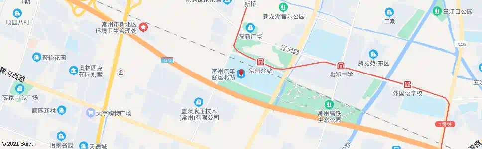 常州城北客运站_公交站地图_常州公交_妙搜公交查询2025