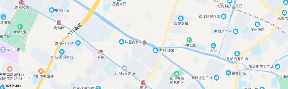 常州项头村桥西_公交站地图_常州公交_妙搜公交查询2025