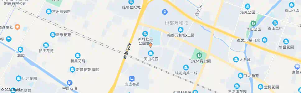 常州天山花园_公交站地图_常州公交_妙搜公交查询2025