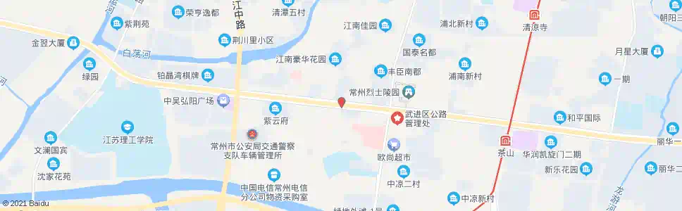 常州荡南_公交站地图_常州公交_妙搜公交查询2025