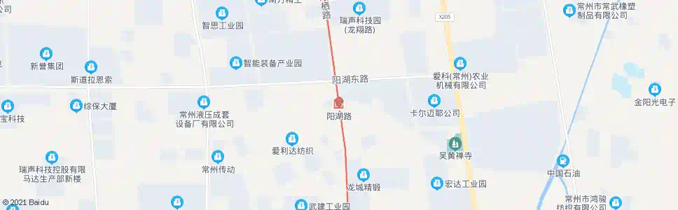 常州阳湖路(西环路)_公交站地图_常州公交_妙搜公交查询2025