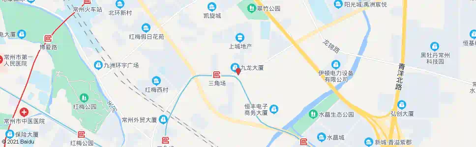 常州虹景路青龙路_公交站地图_常州公交_妙搜公交查询2025