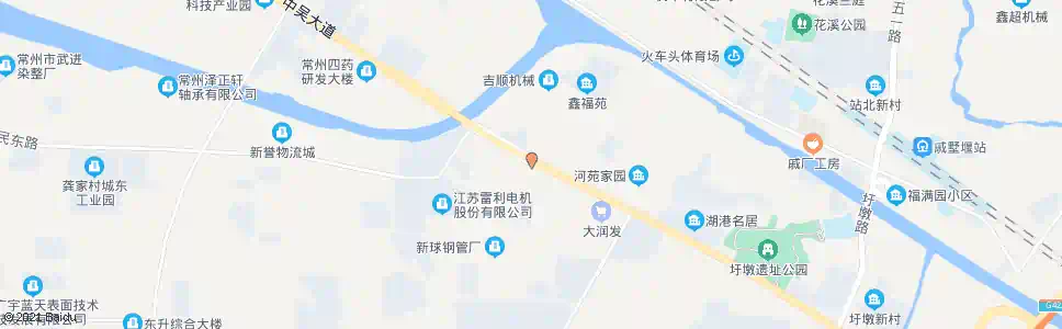 常州天宁大桥东_公交站地图_常州公交_妙搜公交查询2025