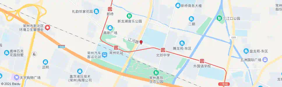 常州辽河路长江路_公交站地图_常州公交_妙搜公交查询2025