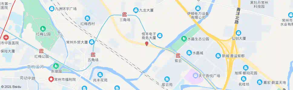 常州横塘河_公交站地图_常州公交_妙搜公交查询2025