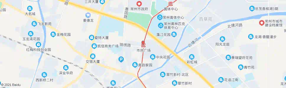 常州晋陵路锦绣路_公交站地图_常州公交_妙搜公交查询2025