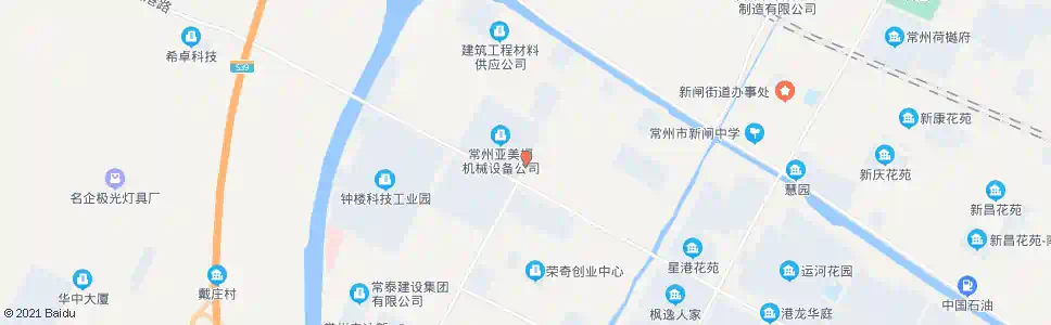 常州桂花路星港路_公交站地图_常州公交_妙搜公交查询2025