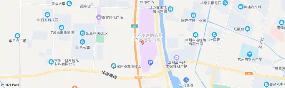 常州公路处(梁溪大桥)_公交站地图_常州公交_妙搜公交查询2025