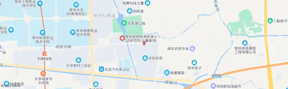 常州学府东苑北门_公交站地图_常州公交_妙搜公交查询2025
