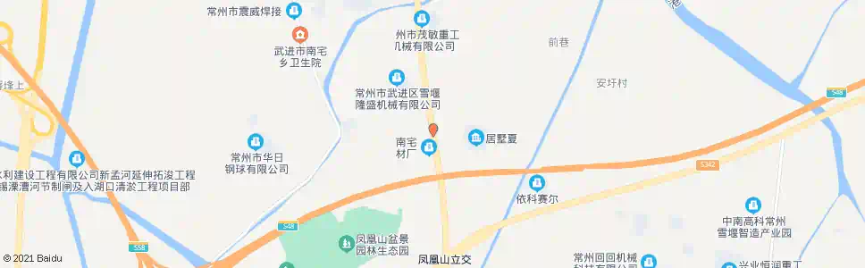 常州凤凰村东_公交站地图_常州公交_妙搜公交查询2025