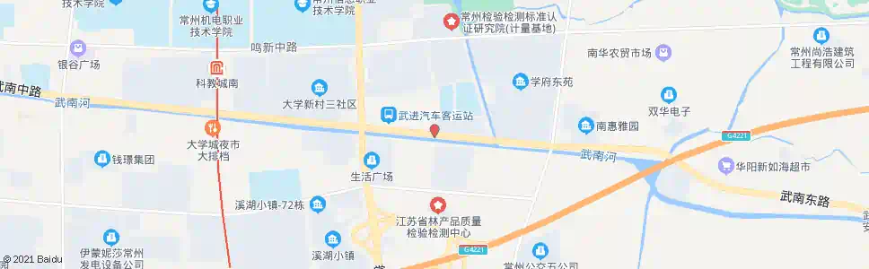 常州武进人才市场_公交站地图_常州公交_妙搜公交查询2025