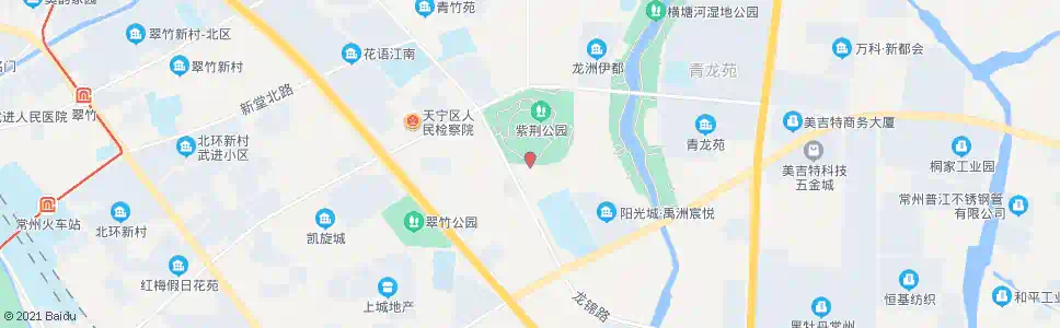 常州竹林路紫林路_公交站地图_常州公交_妙搜公交查询2025
