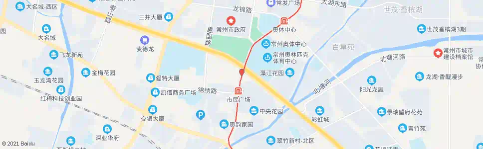 常州晋陵中路_公交站地图_常州公交_妙搜公交查询2025