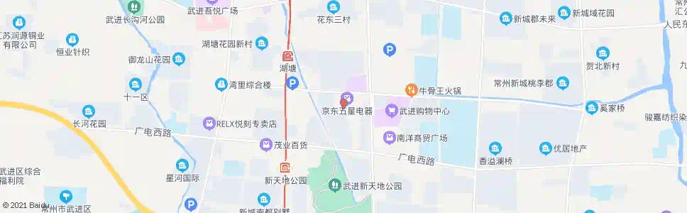 常州湖塘乐购(回车场)_公交站地图_常州公交_妙搜公交查询2025