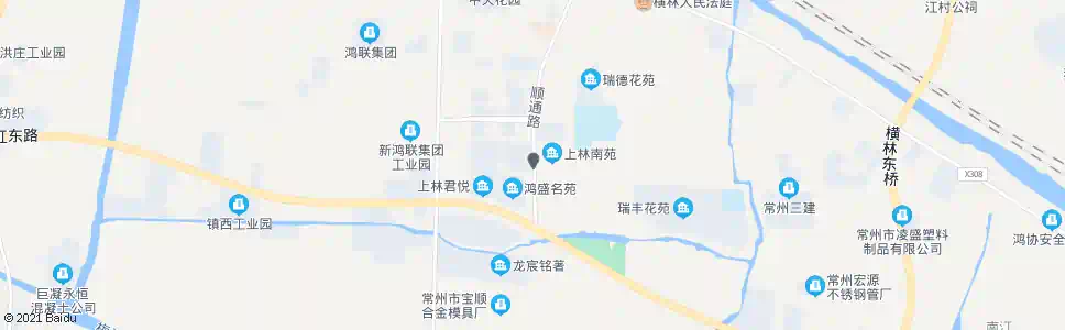 常州横林南_公交站地图_常州公交_妙搜公交查询2025