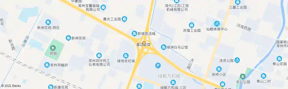 常州龙江立交_公交站地图_常州公交_妙搜公交查询2025