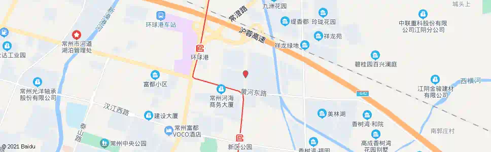 常州江南五金机电城(晋陵北路)_公交站地图_常州公交_妙搜公交查询2025