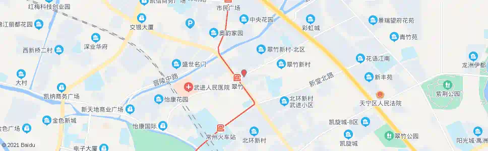 常州永宁花园_公交站地图_常州公交_妙搜公交查询2025